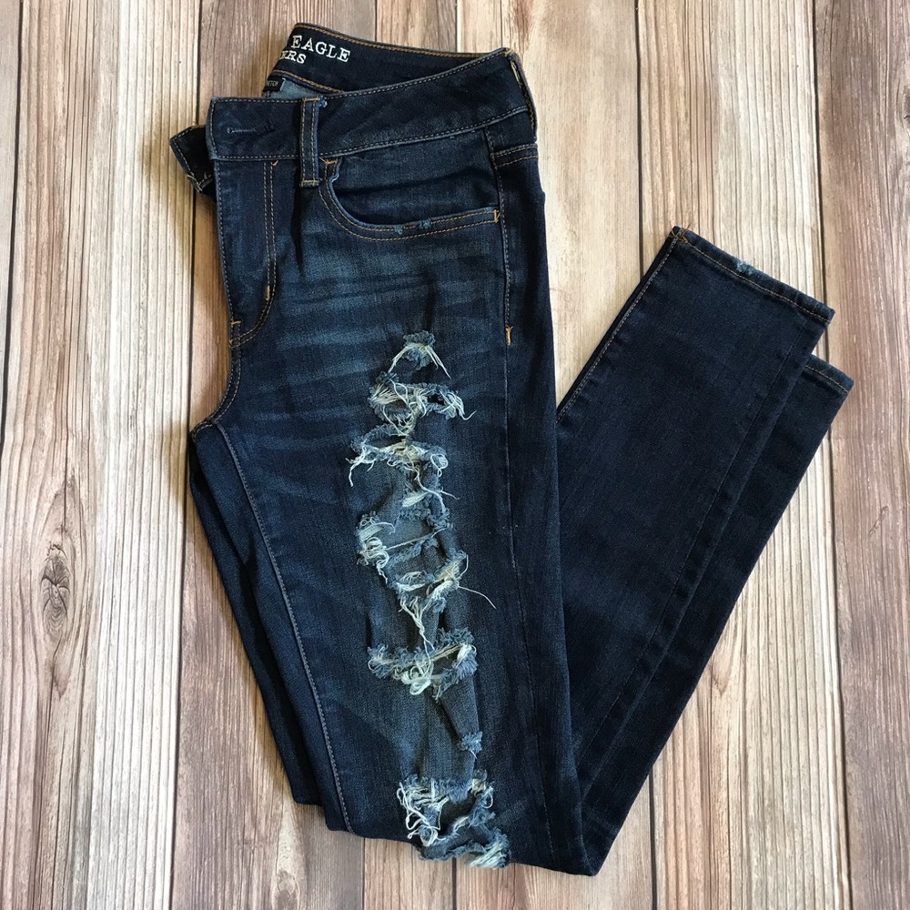 American Eagle Distressed Jeggings